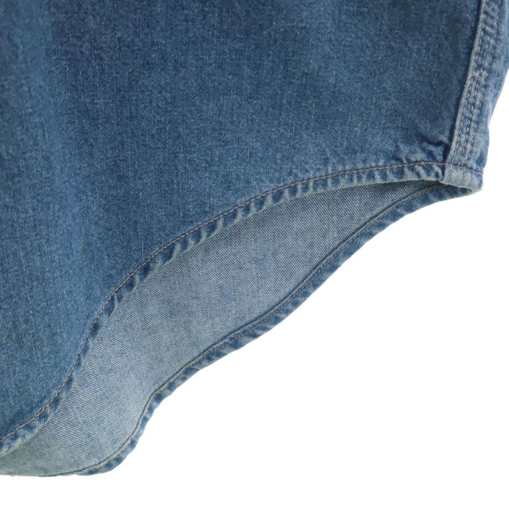 POLO COUNTRY RALPH LAUREN 80s 90s Old Long sleeve Denim shirt M Wash blue Men's Used