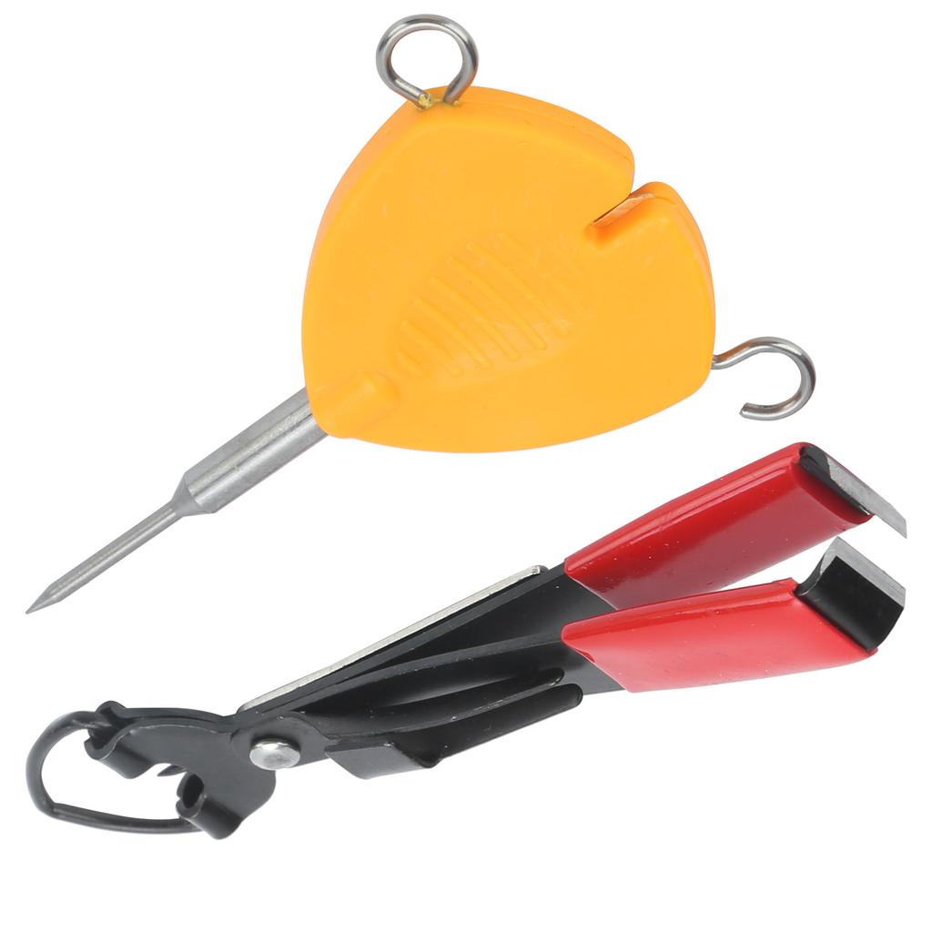 Multi Puller Tool Fishing Line Knotting Knotless Knot Tool with Nail Clipper Fishing Tackle