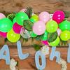 48/88 Pcs Artificial Palm Leaves Faux Tropical Green Leaves Fake Palm Leaf with Stems for Hawaiian Luau Party Baby Shower Wedding Birthday Decor