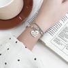 Women's Romantic Heart & Smiley Face Bracelet - Light Luxury, Exquisite, Versatile Celebrity Style Bangle.