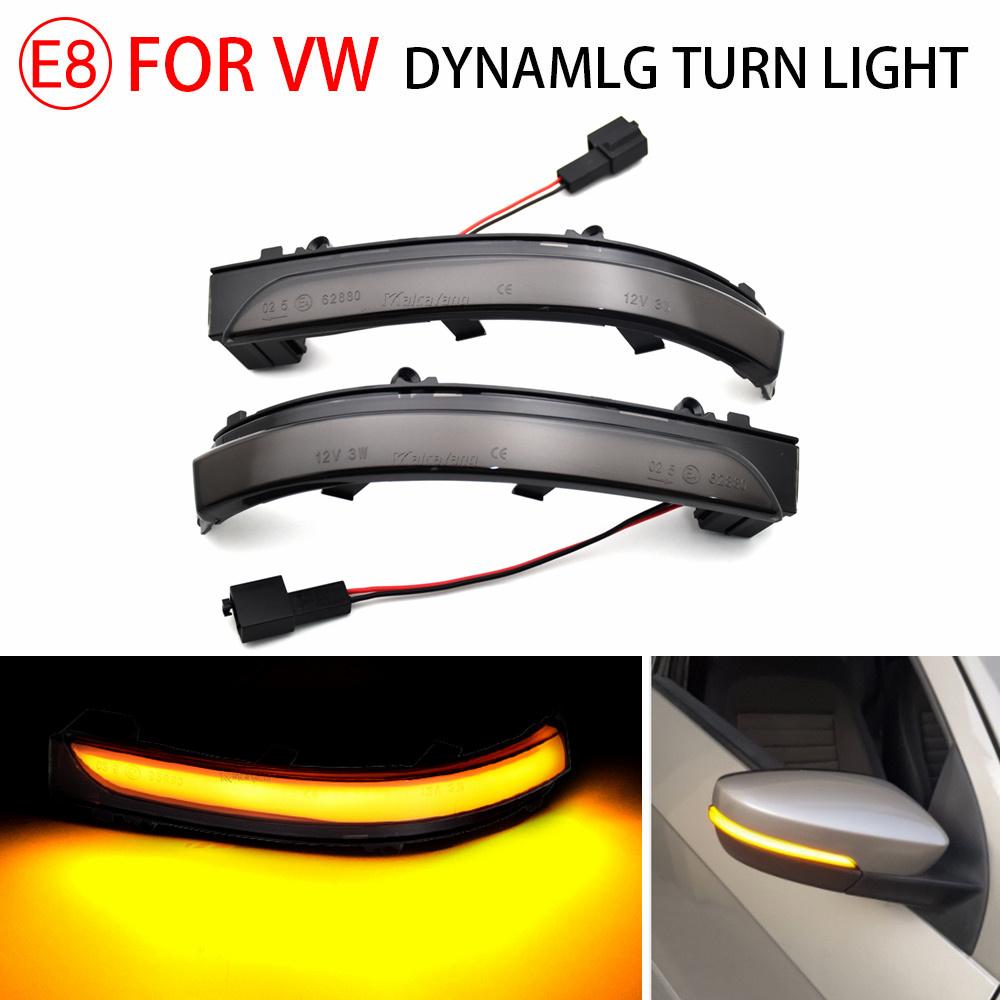

LED Dynamic Turn Signal Light Side Mirror Sequential Indicator for VW Jetta Golf Voyage FOX Saveiro Gol G5 G6 G7 G8 UP Spacefox