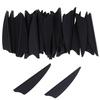 30Pcs/Bag 2" Rubber Vanes Archery Arrow Feather Fletching Shield Diy Tool