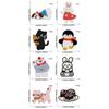 8 Pcs Cartoon Animal Embroidery Patches Cats Iron On Patches Applique Patches Dog Repair Patches for Jeans Decoration