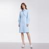 Elle Design Faux Two-Piece Long Sleeve Dress Women dress Blue EL50908