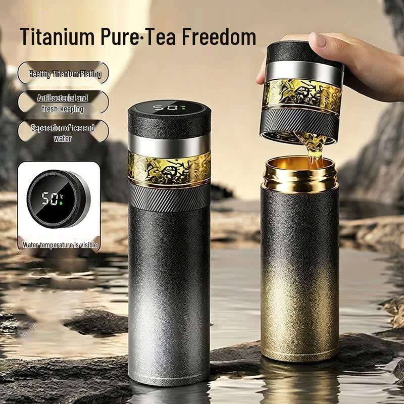 Fanjie Tea Infuser Insulated Mug with LED Display