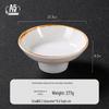 Melamine Dual-Compartment Dipping & Sauce Dish - Imitation Porcelain Tableware for Hot Pot & Barbecue