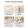 Over Sink Faucet Storage Shelf Food Safe Large Capacity Hollow Drain Holder for Kitchen Bathroom Daily Use