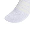 Adidas Essentials Cushion Ankle Unisex Medium Gray Size M 3-Piece Socks, Adult, DVT59, Heather/White/Black (KC9631),