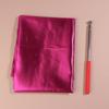 Dance Props Flag With Telescopic Sticks 140*140Cm Multiple Colors Belly Dance Semicircle Flags Performance Props Accessories