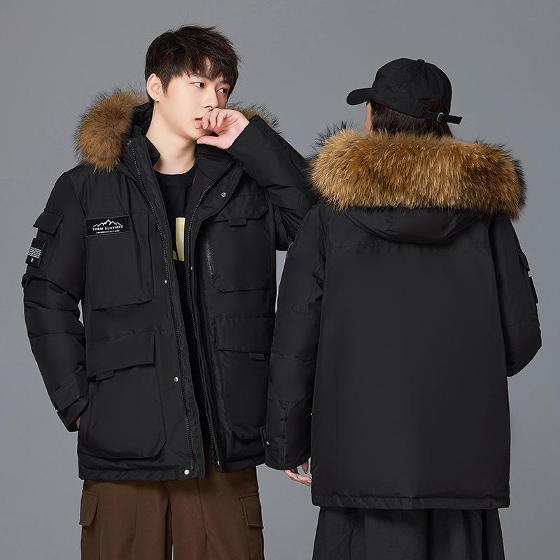 Unisex Mid-Length Extreme Cold Winter Parka