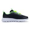 Li Ning Kids Comfortable Physical Fitness Test Non-Slip Shock Absorbing Wear-Resistant Low-Top Running Shoes Kids sneaker Black Green YKFS074-3
