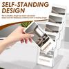 Acrylic Brochure Holder Clear Flyer Stand Literature Holder for Trifold Brochures Magazines Menus Pamphlets Booklets Documents