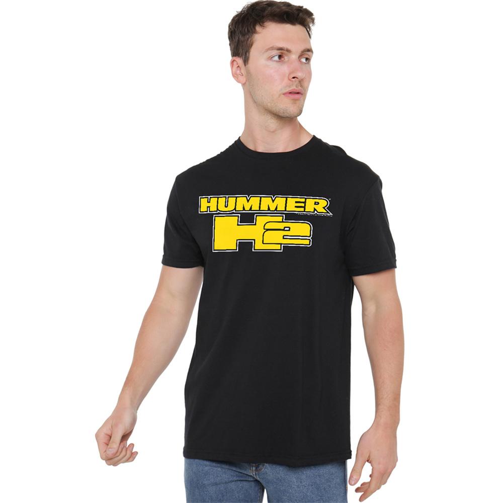 Hummer Unisex Adult H2 Block Logo T-Shirt