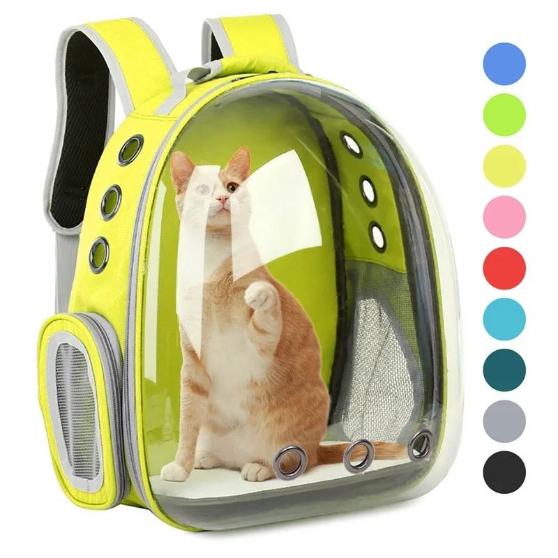 Pet Transport Bag Carrying For Cats .Cat Carrier Bags Breathable Pet Carriers Small Dog Cat Backpack Travel Space Capsule Cage