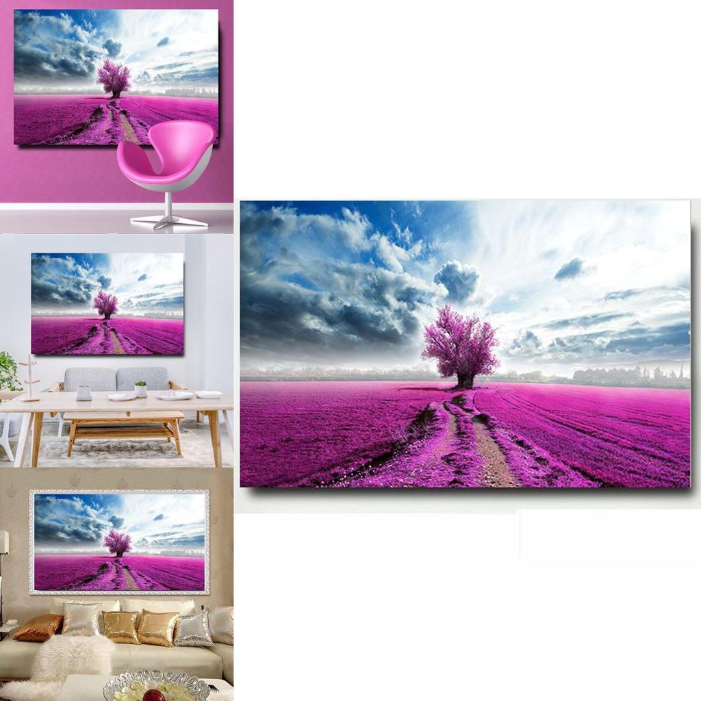 Elegant Aluminum Frame Crystal Porcelain Painting For Home Office Wall Decor