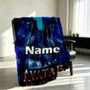 Custom Name Personalized Avatar Print Blanket, Home Decor, Bedroom, Sofa, Camping, Couch, Gifts for Birthday Christmas