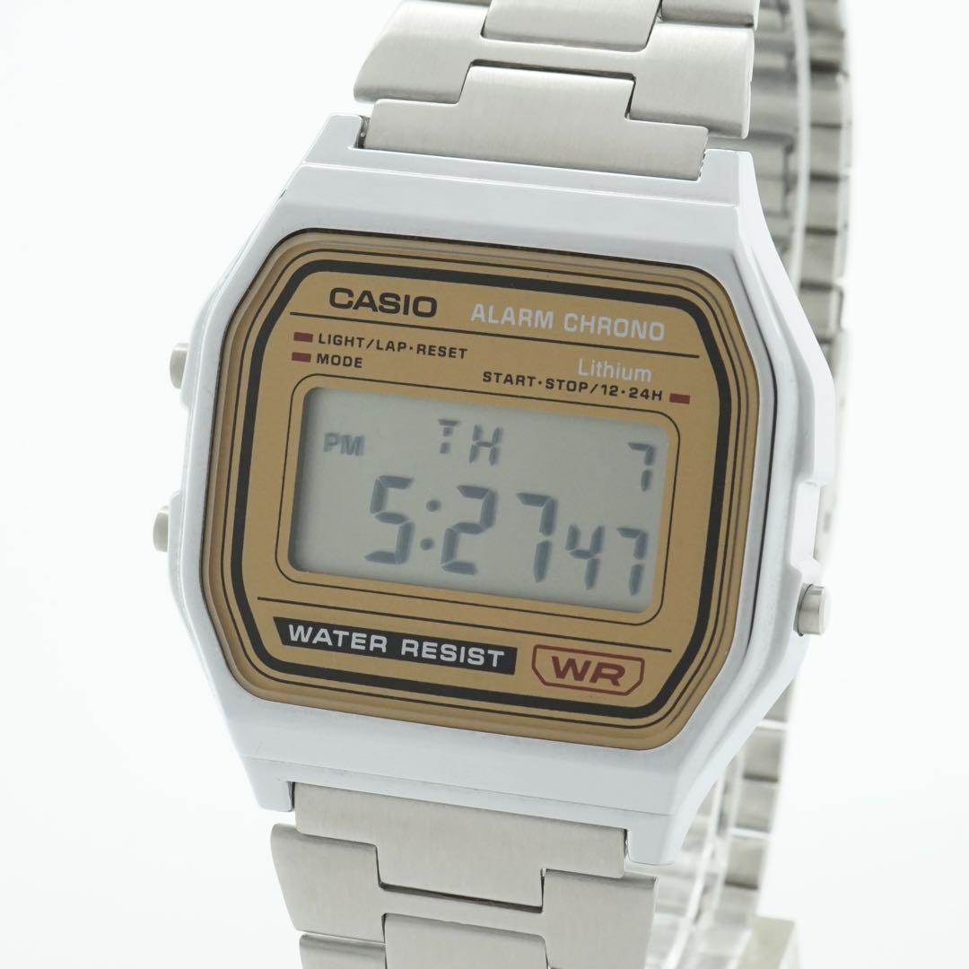 

[Б/У] CASIO Casio Цифровые часы A158WE Дешевые Casio