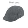 Breathable Summer Sun Hat Solid Color Hollow Duck Tongue Hat Mesh Beret Peaked Cap