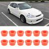 12 Replacement Bushings Lower Control Arm Rear Camber Suspension Control Arm Compatible with Civic Integra Red