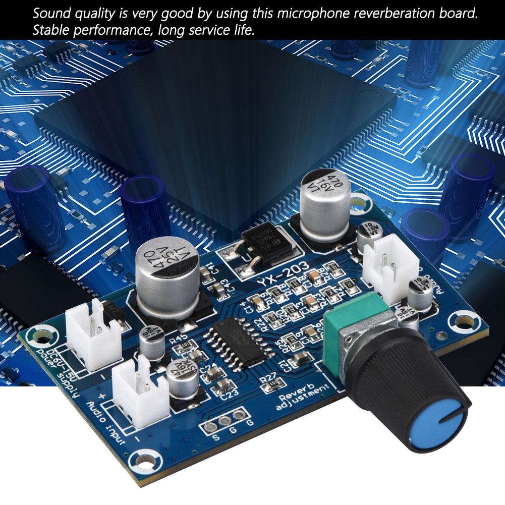 Placă Reverberație Microfon Amplificator Putere Audio Monocanal DC615V