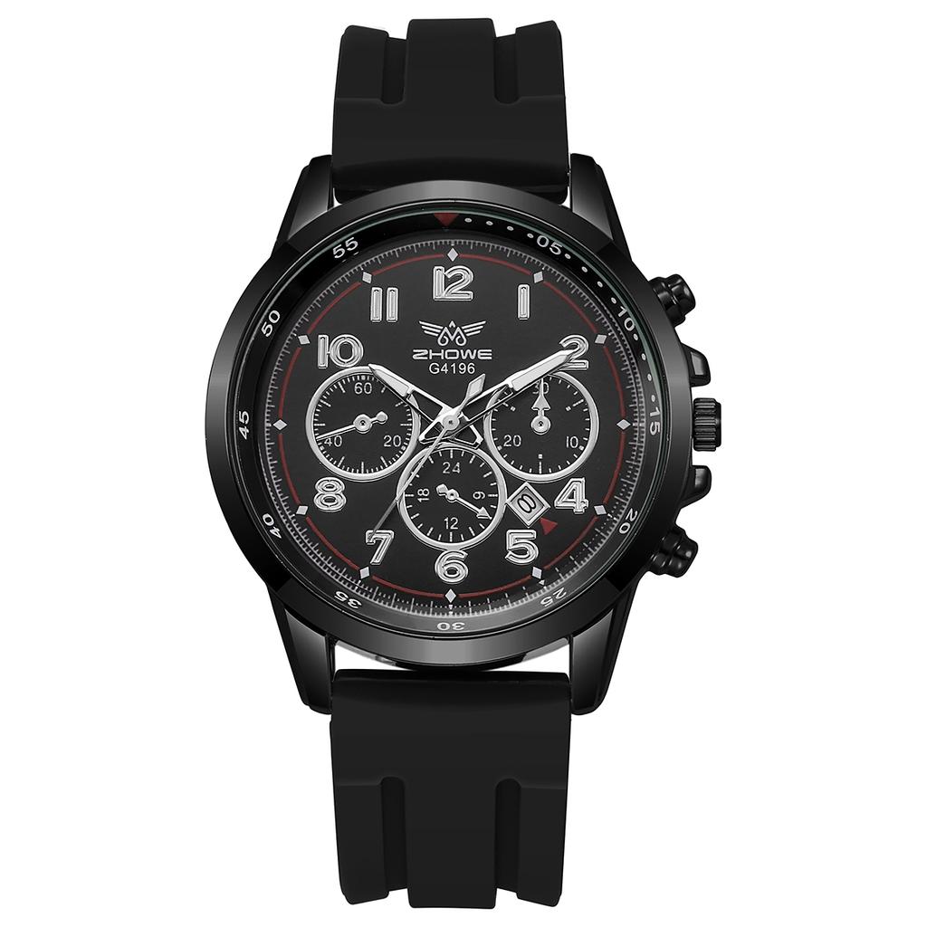 New Fashion Men Watch Luxury Silicone Men Watches Versatile Business Calendar Quartz Watch Simple Men's Watch Relogio Masculino