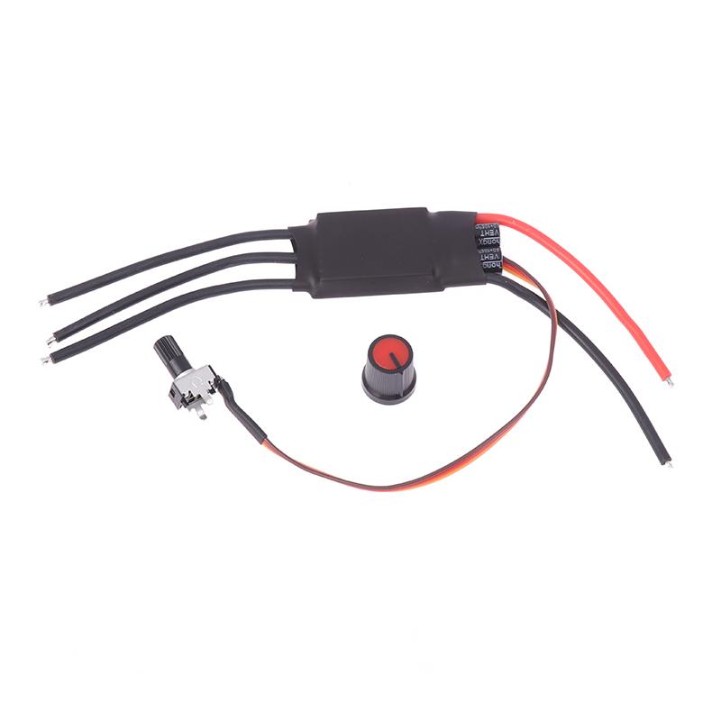 DC 6,5V-27V Bldc 3-fázový bezkomutátorový ovladač motoru Hallless DC motor Drive deskový ovladač rychlosti s potenciometrem