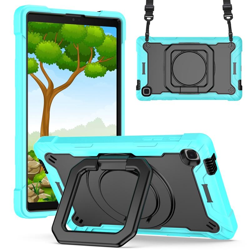 Tablet Cases Case For Samsung T220 T225 8.7 Inch Hand Ring Stand Kids Cover For Samsung Galaxy Tab A7 Lite 8.7 2021 Sm-t220 Sm-t225 Fundas