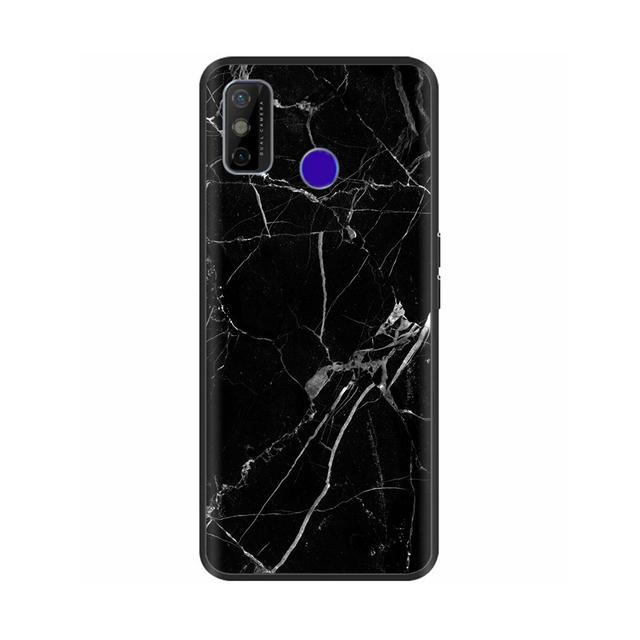 Pentru Tecno Spark 6 Go Husă pentru telefon Husa din silicon moale de desene animate pentru Tecno Spark 6 Go Spark6 Go Negru Tpu Bara de protecție drăguță de desene animate