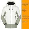 Unisex Reflective Windbreaker: Custom Logo, Waterproof, Windproof, Plus Velvet, Composite Cotton for Mountaineering and Work.
