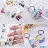 220Pcs Keychain Rings 1 Inch/25mm for Key Chain Rings with 100Pcs Jump Rings and 100Pcs Screw Eye Pins Bulk for DIY Craf