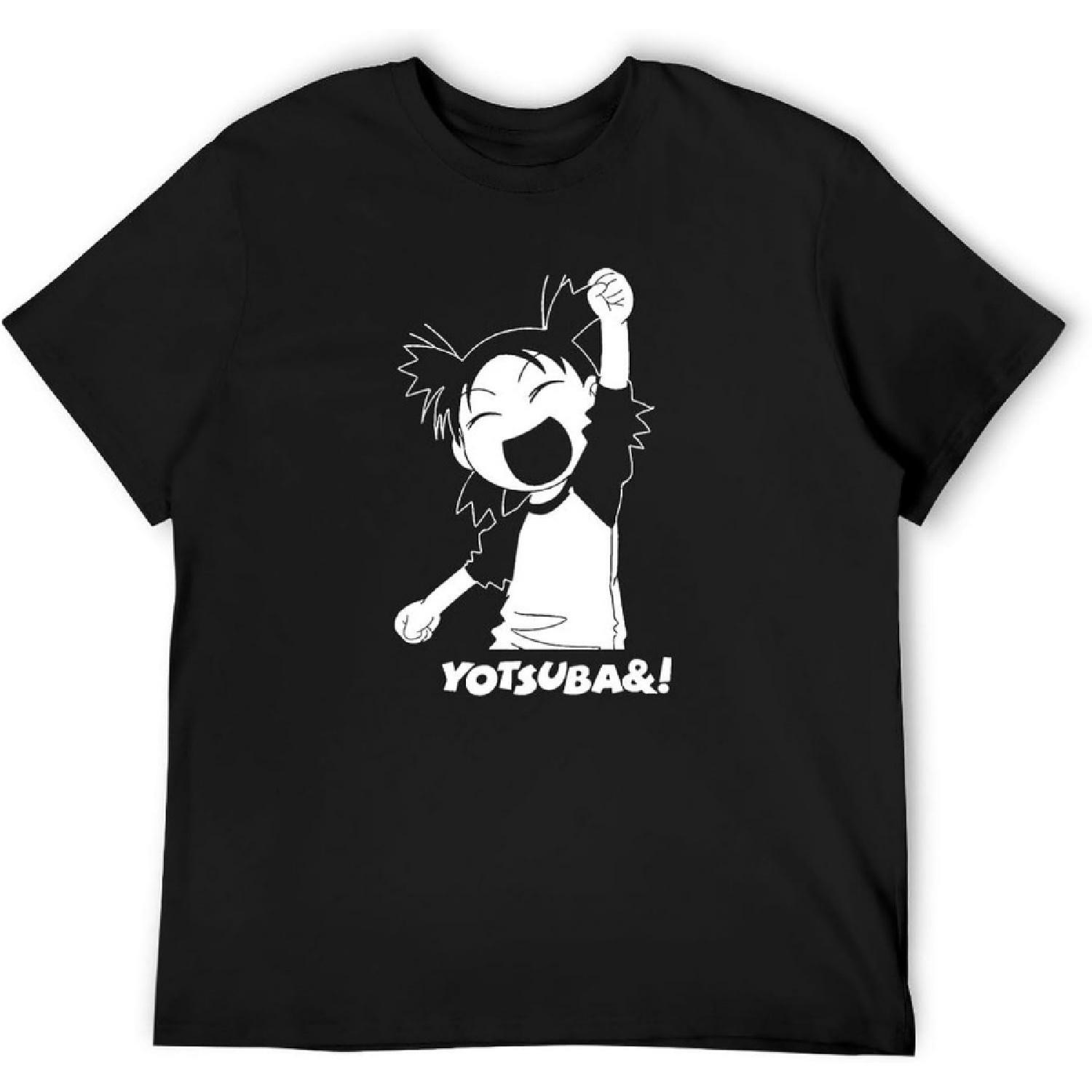 MYCHOME Men s Yotsuba ! Yotsuba to ! Yotsuba Koiwai Cute Anime Manga T-Shirts Black XXXXXL разноцветный