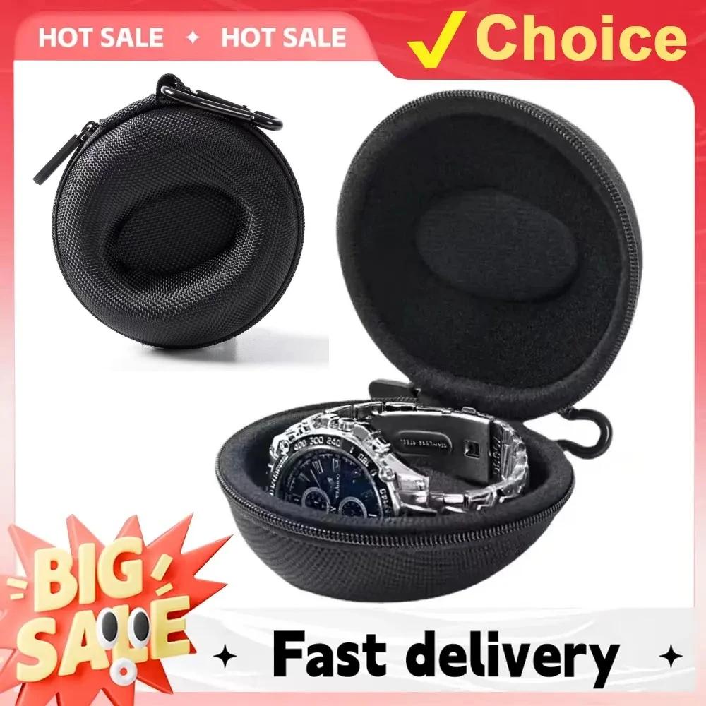 3 Colors Portable EVA Watch Travel Case Watch Storage Organizer Box Watch Holder Waterproof for Smartwatches Zippered Container