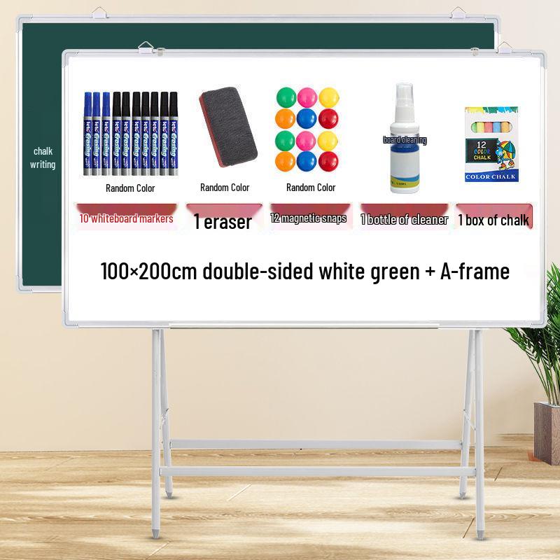 Mobiler zweiseitiger magnetischer Whiteboard-Ständer für Zuhause, Büro oder den Unterricht