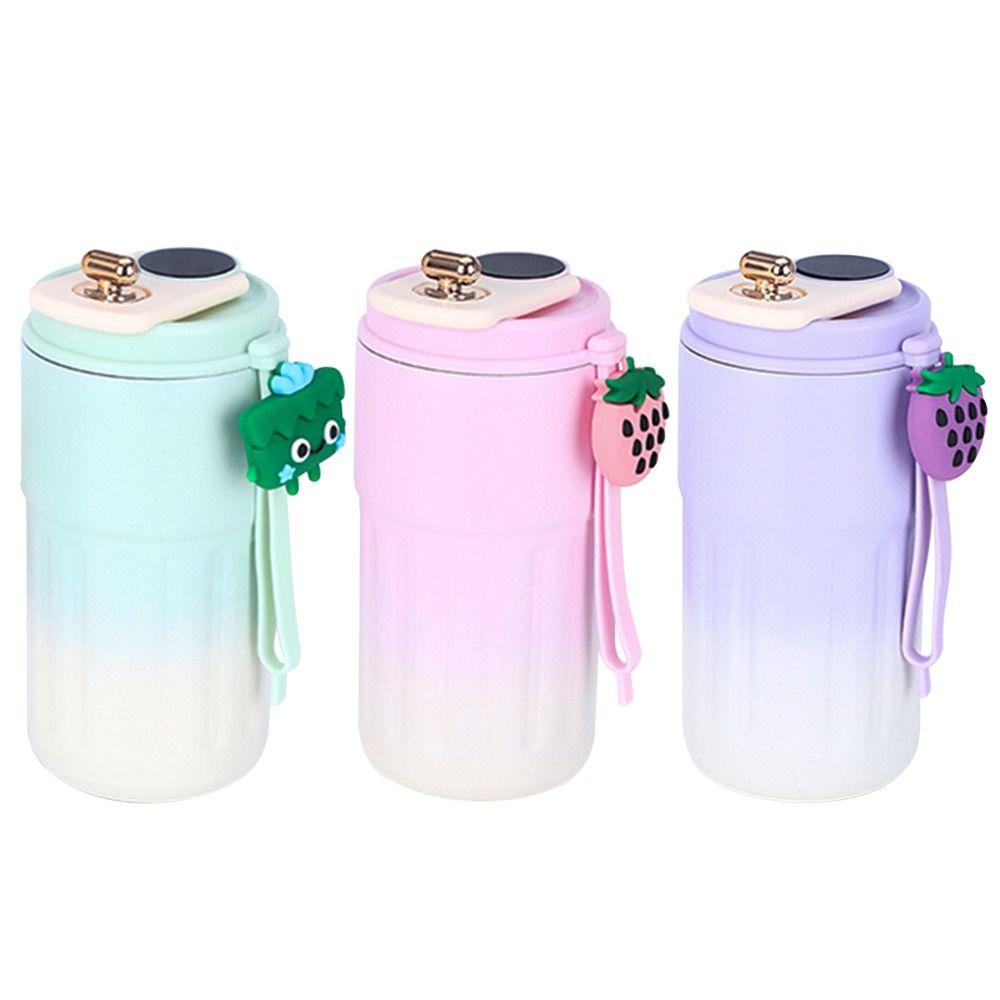 Temperature Display Thermal Cup Intelligent Water Bottles Trendy Insulated Cup for Lady Girls