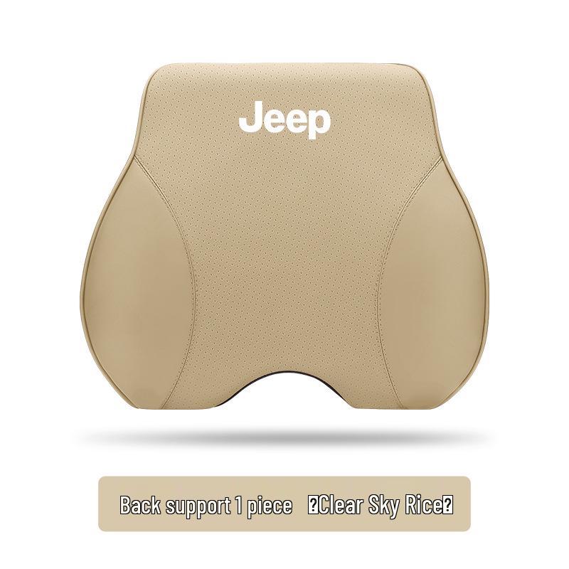 Zagłówek i podparcie lędźwiowe do Jeepa: Poduszka podróżna na szyję do Cherokee, Compass, Grand Commander