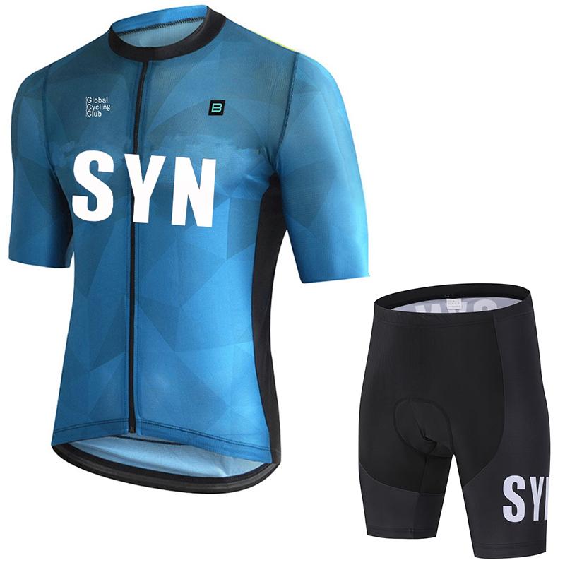 Sommer Neu Radsportanzug Set Kurzärmeliges Herren Radtrikot Outdoor Mountain Road Bike Sportshirt Radhose