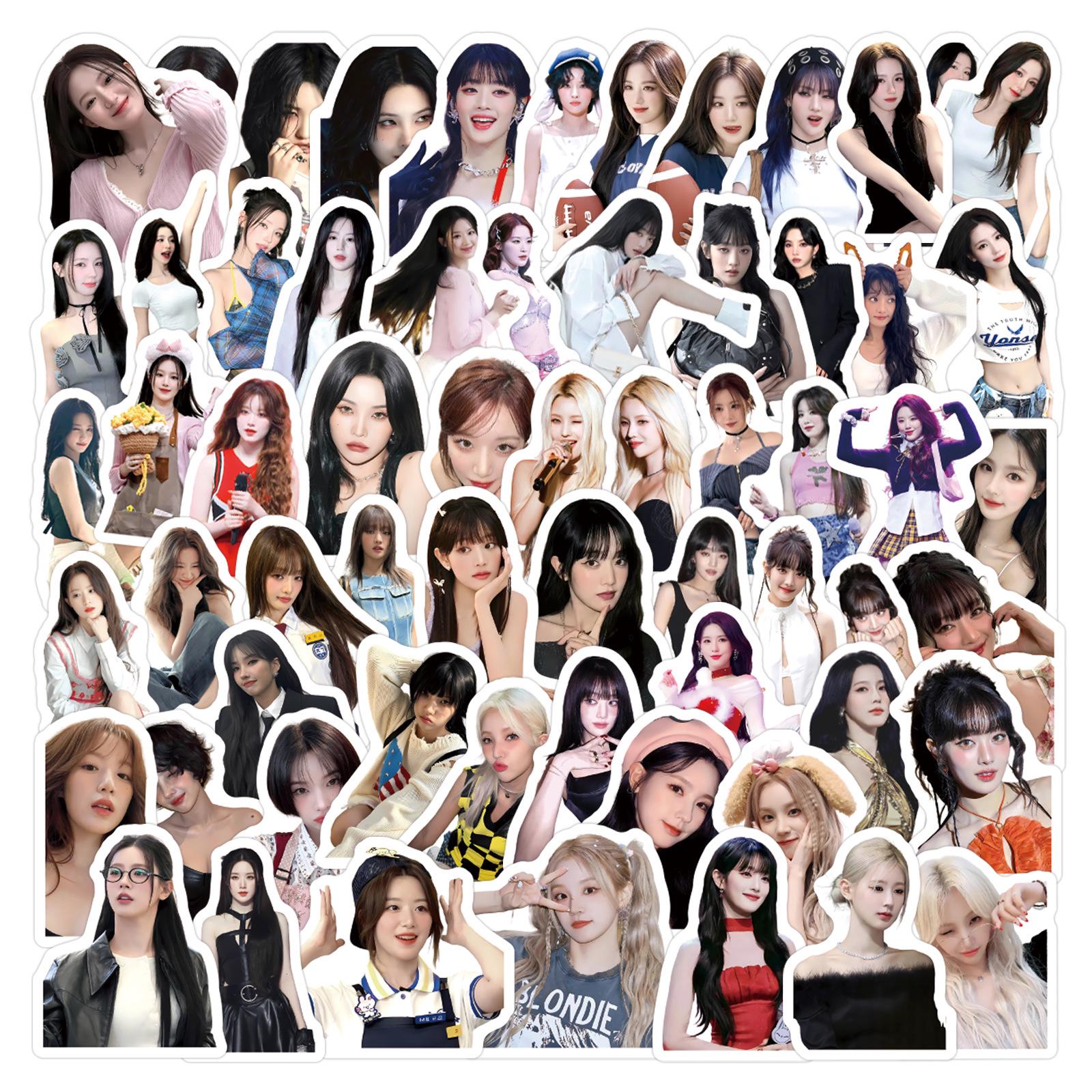 100 Sheets (G)I-DLE K-Pop Star Decorative Stickers for Phones & Journals