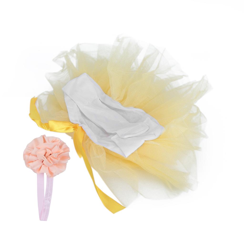 Infant Baby Girls Photography Prop Puffy Skirt Headband Baby Photography Accessories