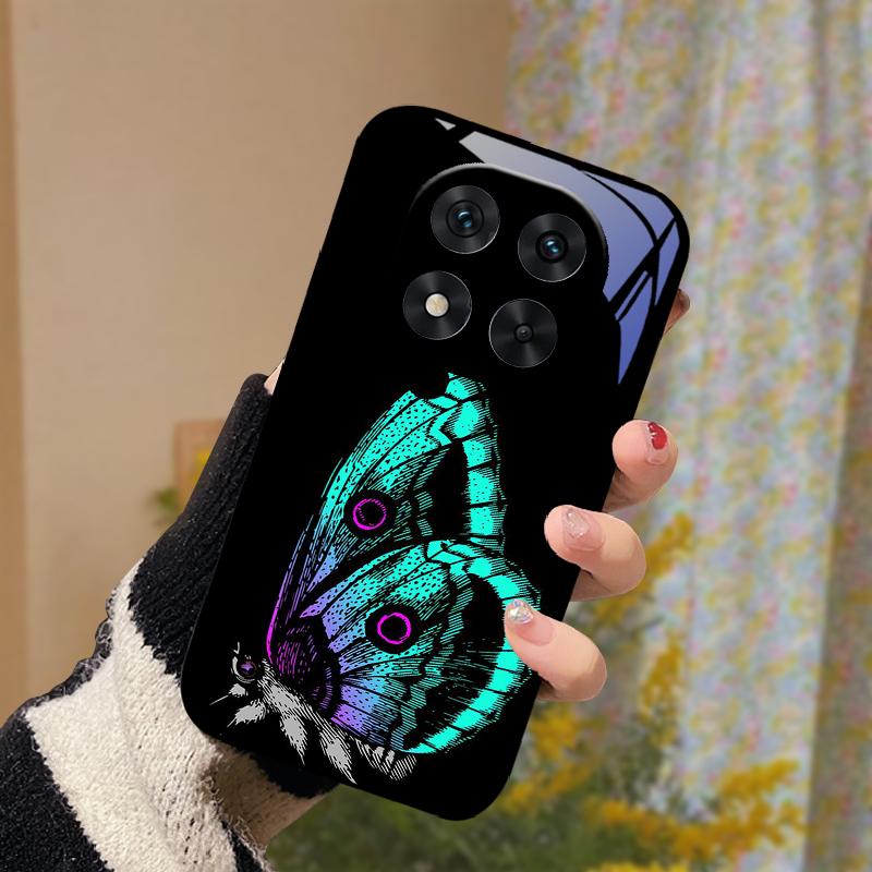 Pro Poco X5 / X6 / X7 Pouzdro Tvrdý PC Tvrzené Sklo Kryt Telefonu Pro Xiaomi Poco X7 Pro 5G Módní Luxusní Skleněné Ochranné Skořápky