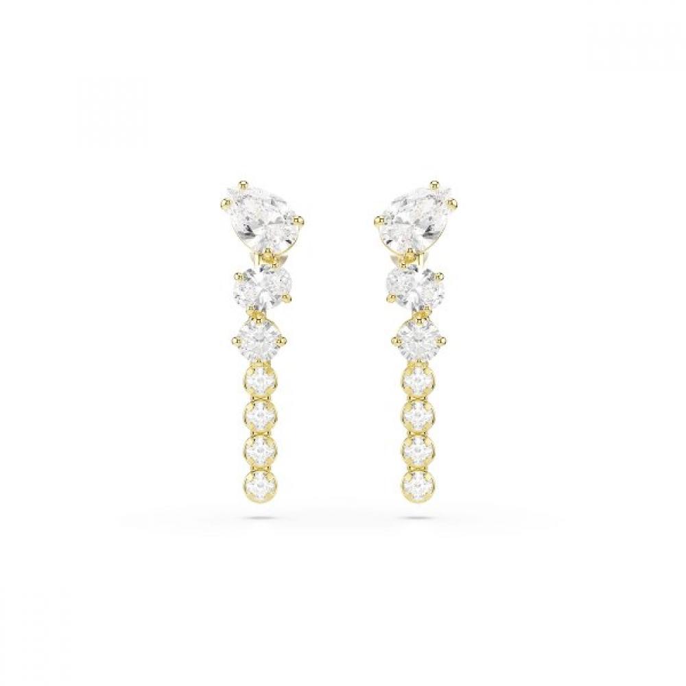 Swarovski Gold Tone Drop Earrings 5747936