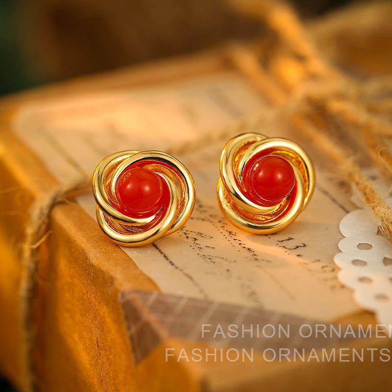 Welfare Fancy Accessible Luxury Spring/Summer New Arrival Earrings Necklace Fashion Elegant Vintage Earrings Trendy Niche Accessories