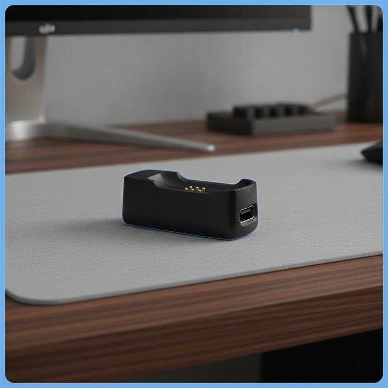 Magnetic Charging Base for Mic Mini 2 Mic 3 Transmitter Plug and Play Fast Charging Accessory for Podcasters Live Streamers