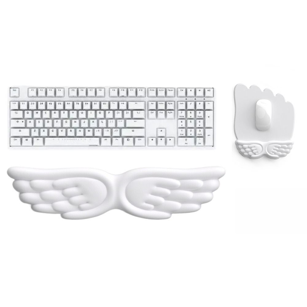 Creative Ergonomic Mouse Cushion Wing Design Keyboard Hand Rest Protection Rest