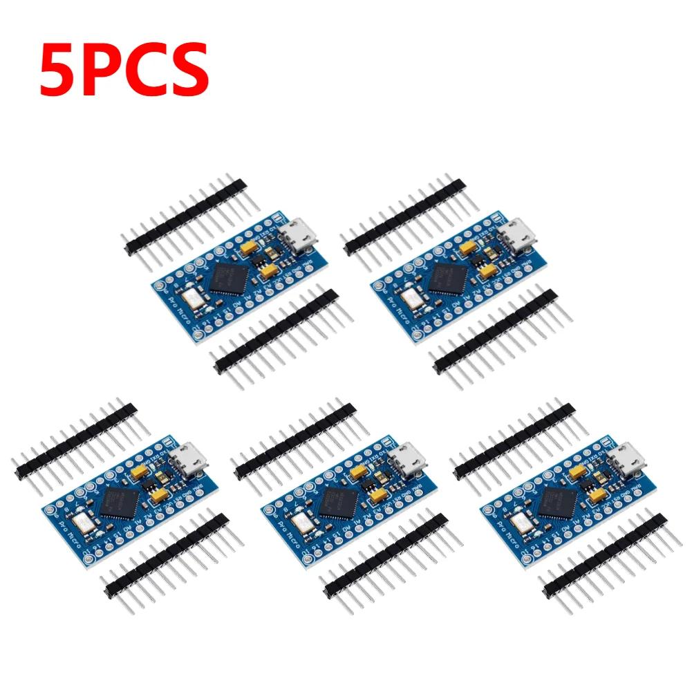 1-10x MICRO/TYPE-C USB Pro Micro for arduino ATmega32U4 5V/16MHz Module with 2 row pin header For Leonardo in stock best quality