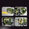 1174pcs Military Series DF-21D Ballistic Missile Transport Vehicle Assembly Building Blocks Children's Toys No Box
