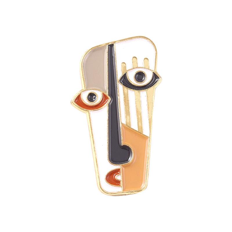Brooches Artistic Geometric In Alloy Material For Trendsetting Accessories Fashion