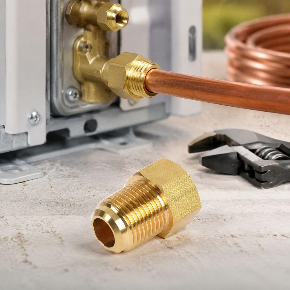 Female-Male Copper Tube Adapter Brass Reducer Joint Copper Fitting Tube Adapter