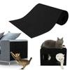 Self-adhesive Scratch Protector for Sofa 100 X 30 Cm - Black Scratch Mat, Cuttable and Reusable