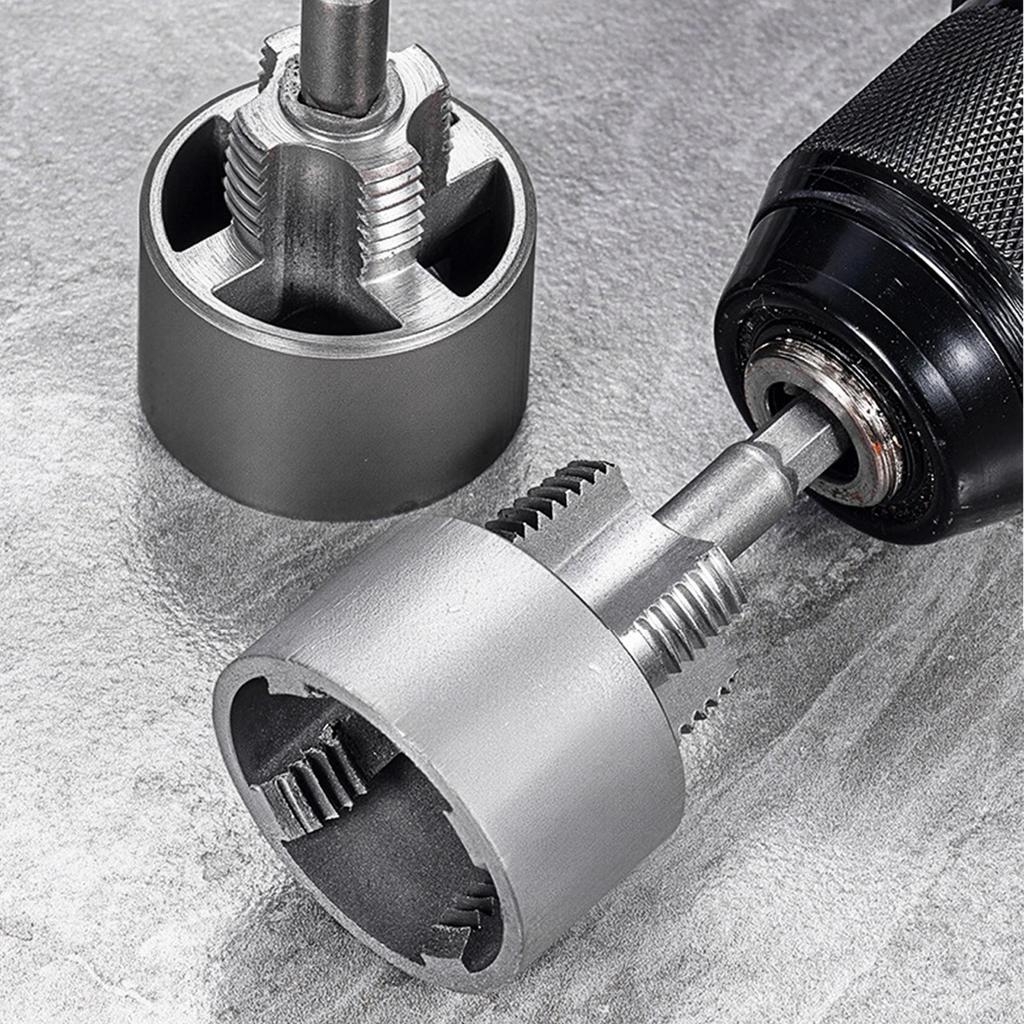 PVC Threader PVC Pipe Threading Tool For Home Repair Multifunctional Ergonomic Plumbing Accessories For Household Repair