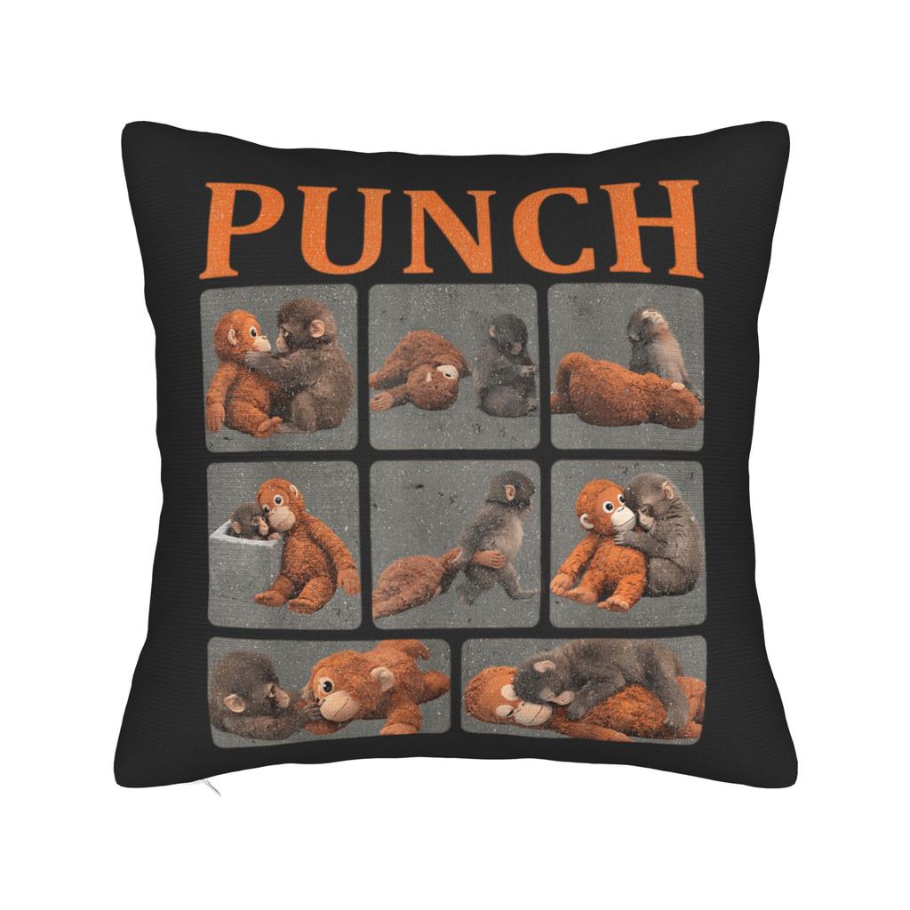 Monkey Punch Pillow Case Fashion Pillow Cover Soft Pillowcases For Sofa Bedroom Home Decor